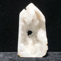 100 6mm agate druzy point feng shui geode healing crystals quartz mineral tower home decoration stone home handicraft points