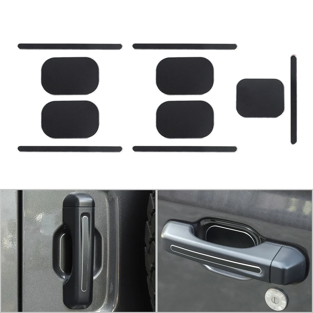 

Exterior Door+Tailgate Handle Bowl Cover Trim for 2018 2019 2020 2021 2022 Jeep Wrangler JL Accessories