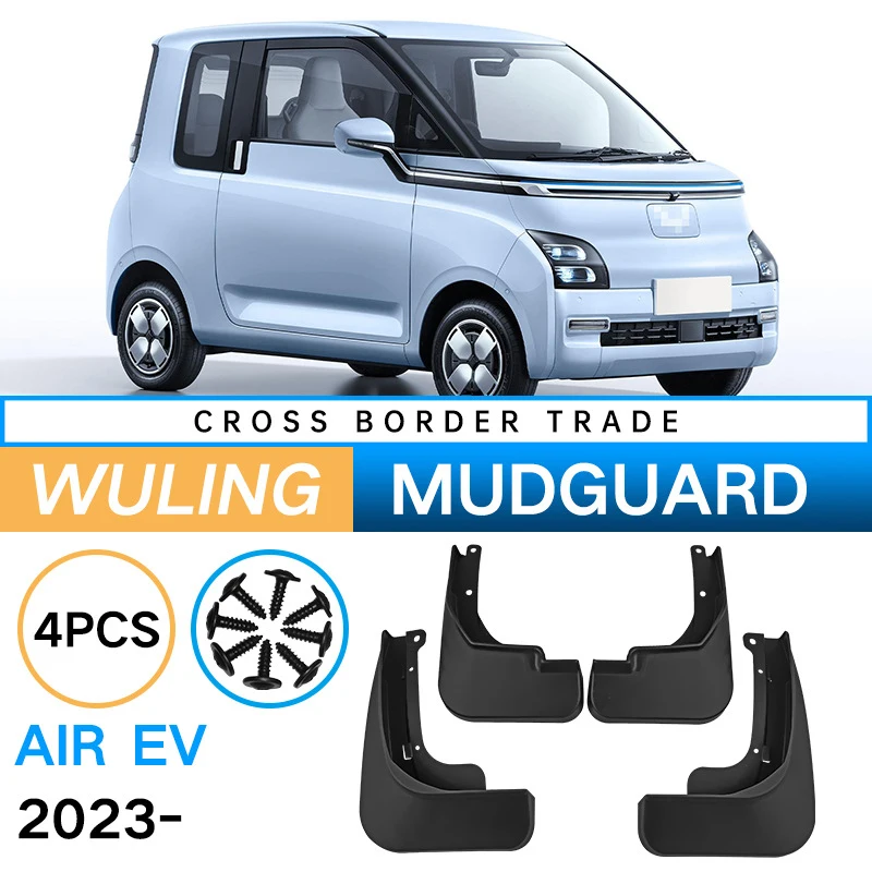 

Mudflap Car Fender For Wuling AIR EV 2023 Mud Guard Splash Flaps Mudguards Mudflaps Splash Guards Car Mud Flaps Car Accessories