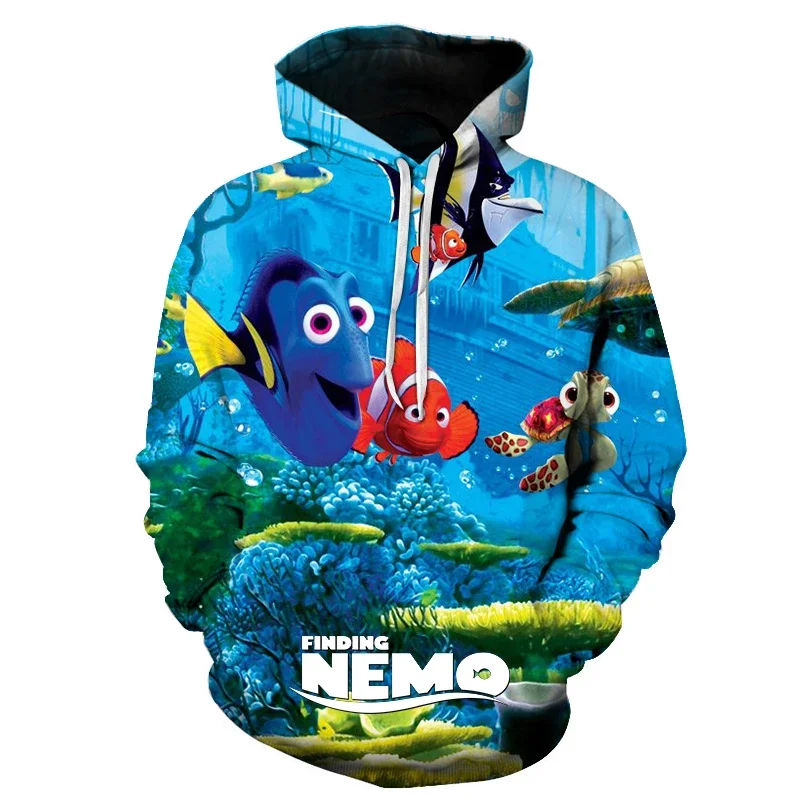 Толстовка с капюшоном в стиле Disney Модный повседневный крутой пуловер для