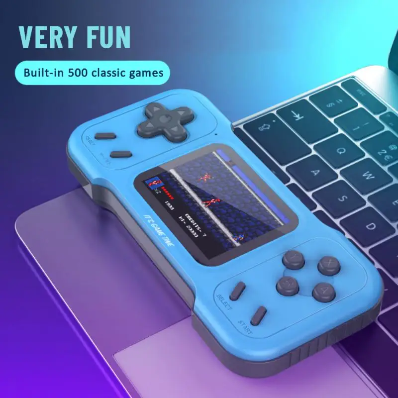 

New Handheld Game Video Console A15 Kids Double Player Mini Portable Game Console Built-in 500 Games Retro Game Machine