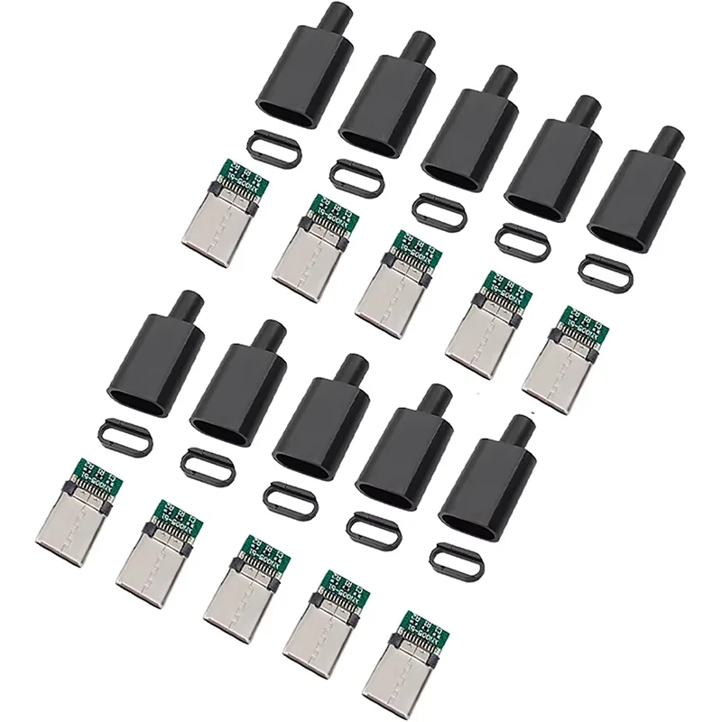 

USB 3.1 Type-C разъем мужской для пайки