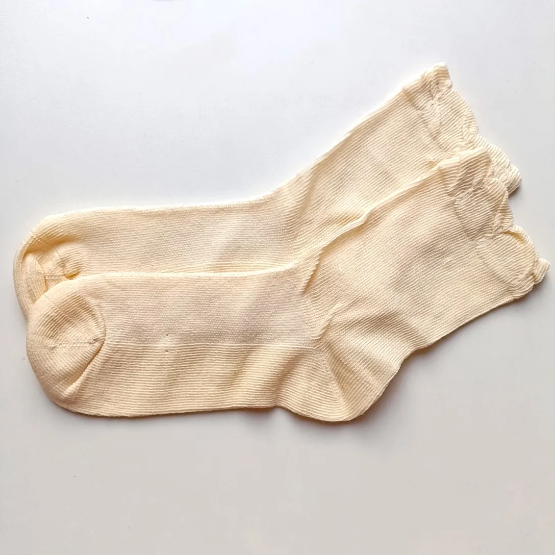 

1 Pair High Quality Children Girls Boys Sock Solids Beige Cotton Four Seasons Anti-Skid Soft Breathable Kids Girls Boys Socks