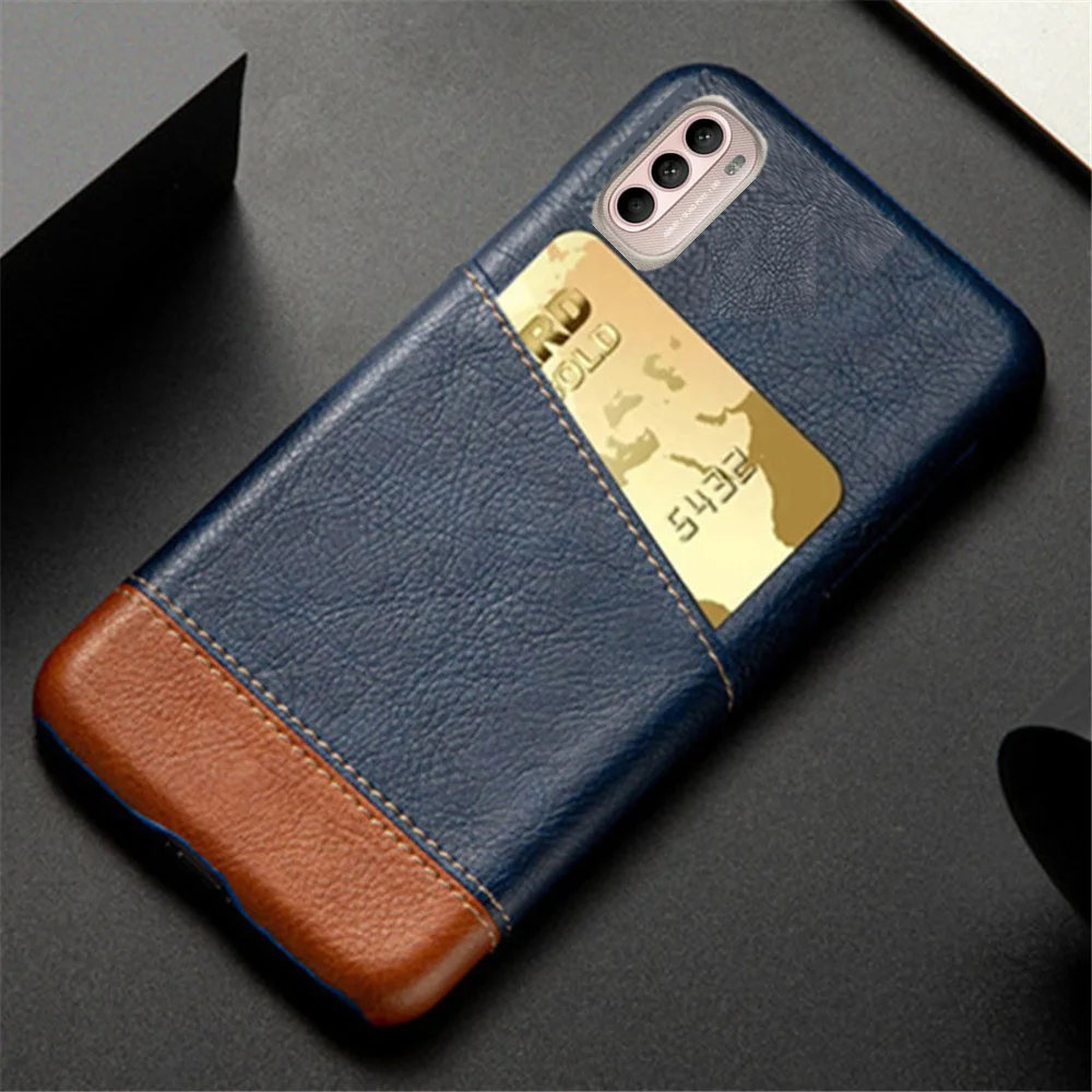 

G41 For Moto G41 Case G71 G51 5G G31 Mixed Splice PU Leather Credit Card Holder Cover For Motorola Moto G31 Coque Moto G51 5G