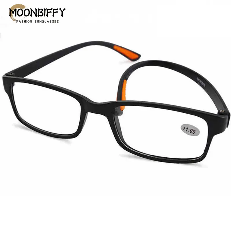 

Unisex Soft Reading Glasses Glasses Durable Women Men Spectacles TR90 Ultralight Strong Frame Glasses for Sight +1.0to+4.0