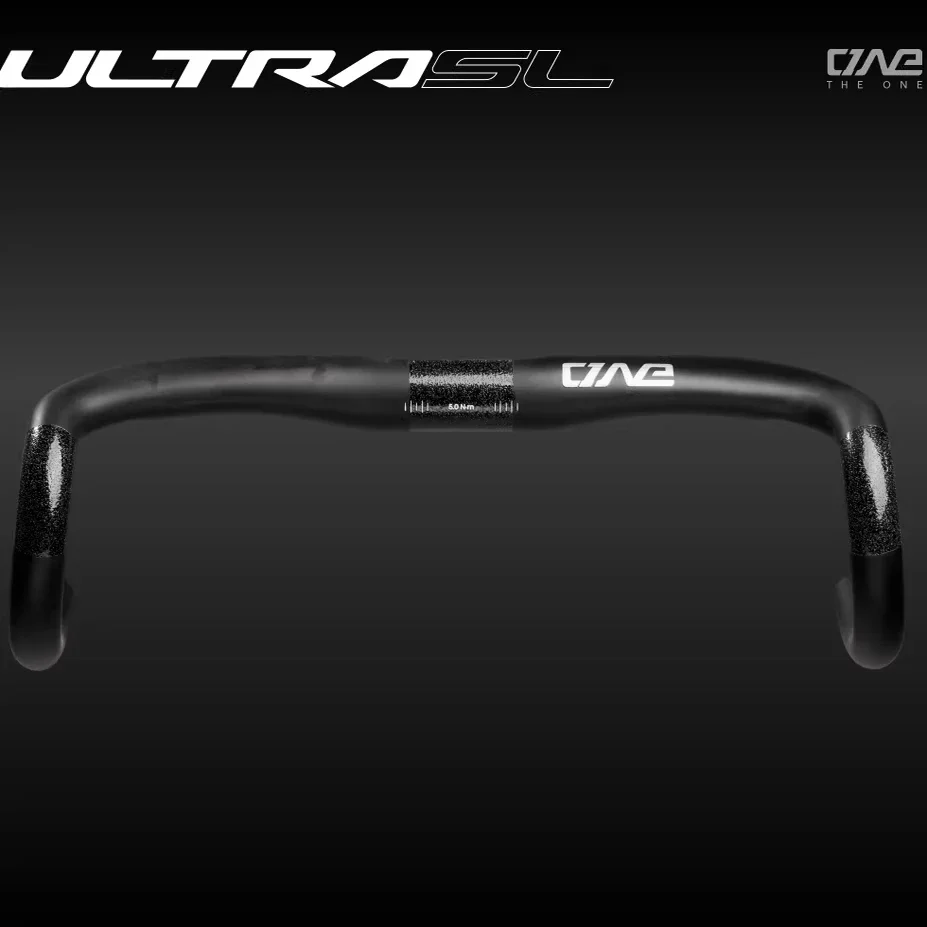 Фото Руль шоссейный THE ONE ULTRA SL Carbon, 152+-10г, T1000, сверхлегкий, с полной внутренней проводкой, для шоссейных велосипедов, минималистичный дизайн №4