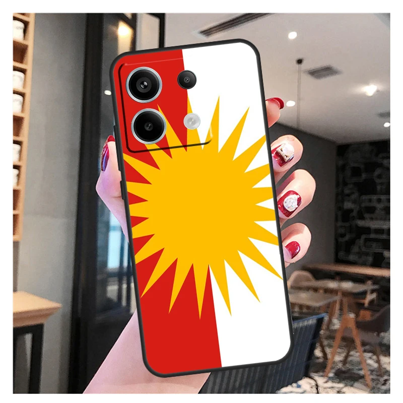 Чехол с флагом Yazidis для Xiaomi Redmi Note 13 Pro 12 11 9 10 12S 11S 10S 9S 10C 12C 13C чехол