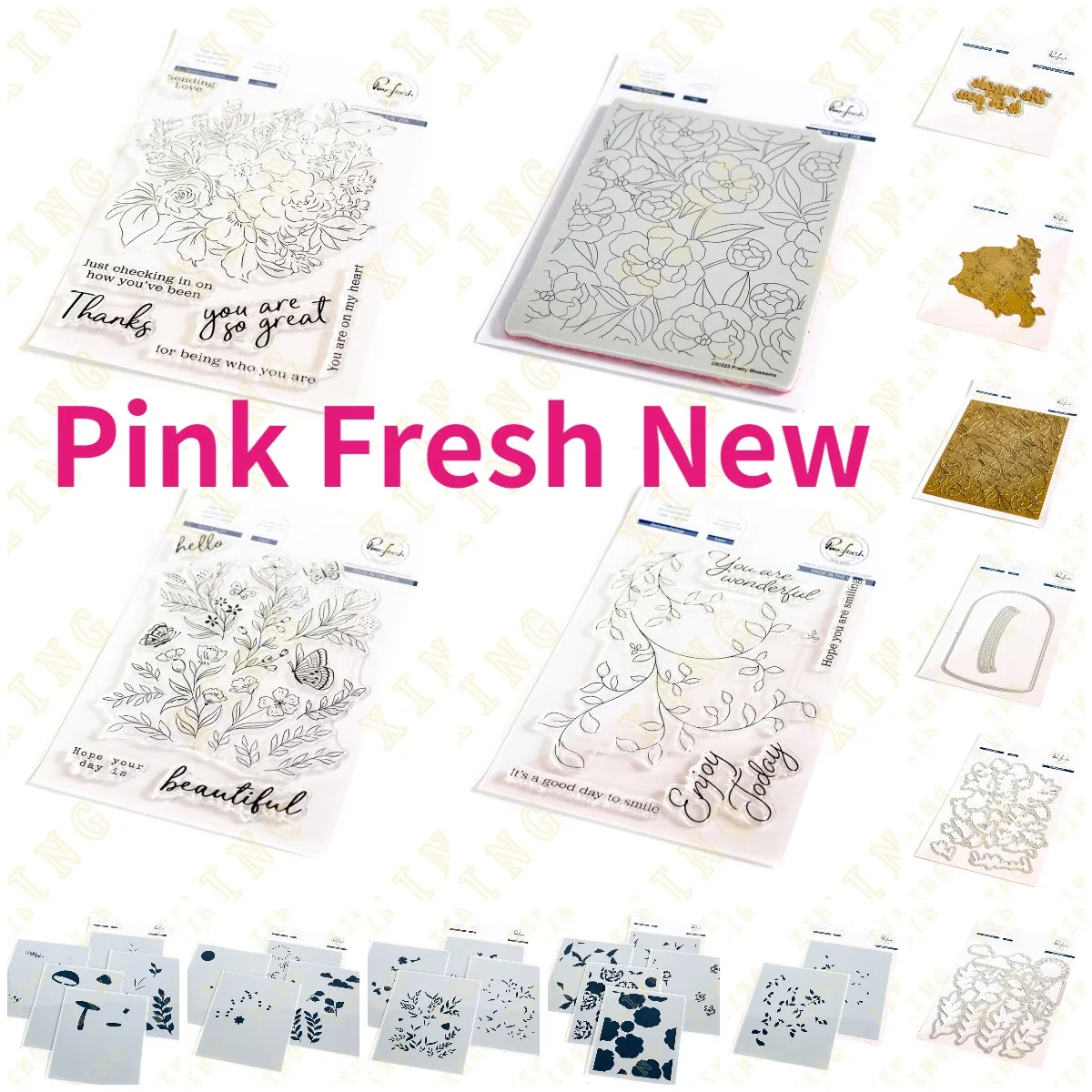 

Metal Cutting Dies Stamps Stencil Hot Foil Butterfly Garden Flowers Scrapbook Decoration Embossing Template DIY Greeting Card