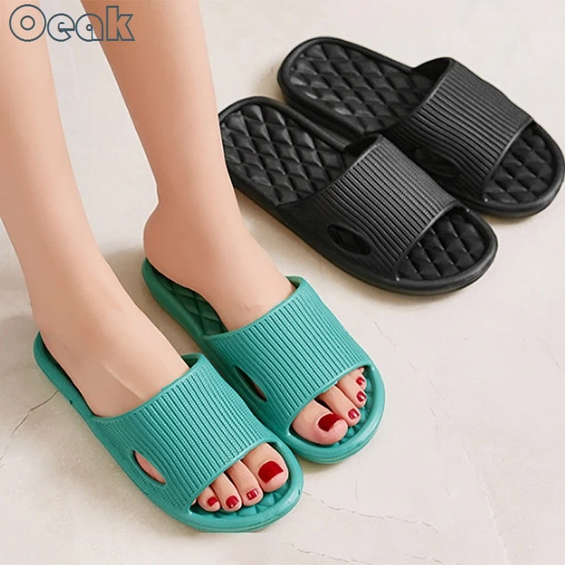 

Women's Flip-Flops Orthopedic Cloud Slipper Woman Eva Soft Sole Summer Shallow Beach Sandals 2022 Men Indoor Bathroom Slides