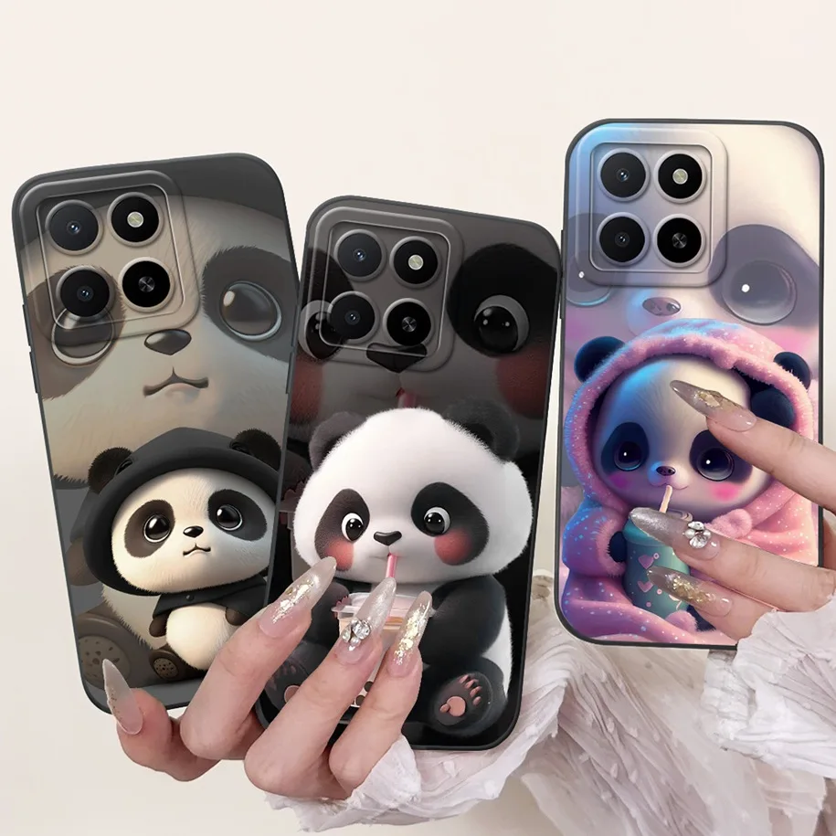 Фото Чехол для Honor X5b Plus GFY-LX2P Funda, популярный цветочный жидкий силиконовый противоударный чехол для Honor X5B 4G X 5B X5bPlus 2024, бампер №5