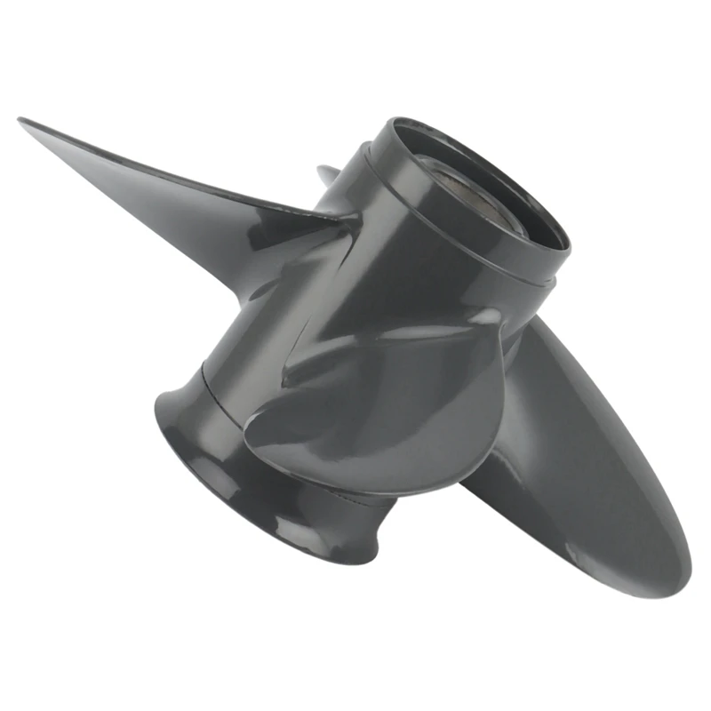 2 Лопасти пропеллера 4 лезвия 9 1/4X10 для подвесных лодок Honda и Yamaha BF8D/BF9.9D BF9.9/BF15A BF15D/BF20
