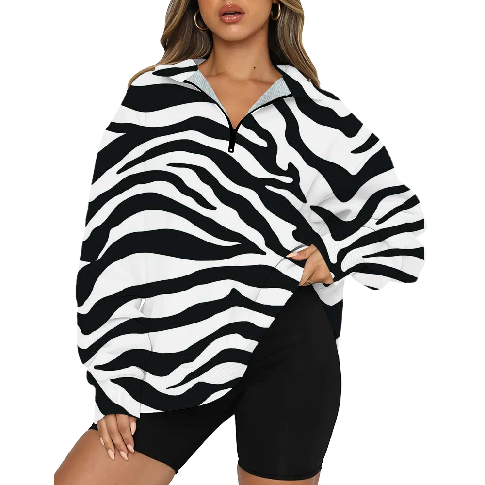 

Женская футболка-поло на молнии, с длинным рукавом, в стиле хип-хоп