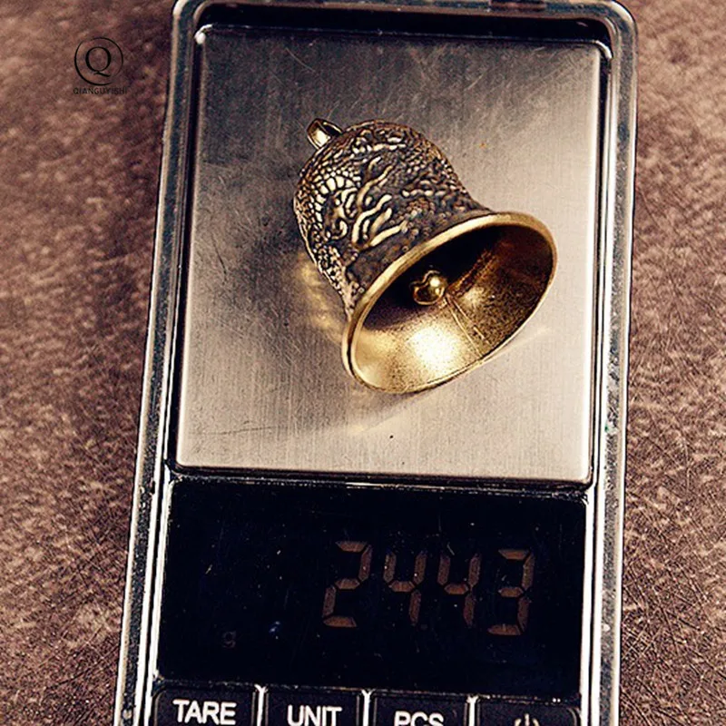 Винтажный латунный колокольчик, резной тотем дракона, изысканные поделки, коллекционные предметы, подвесной орнамент, китайское украшение для рабочего стола фэн-шуй зигмунд фрейд тотем и табу будущее одной иллюзии