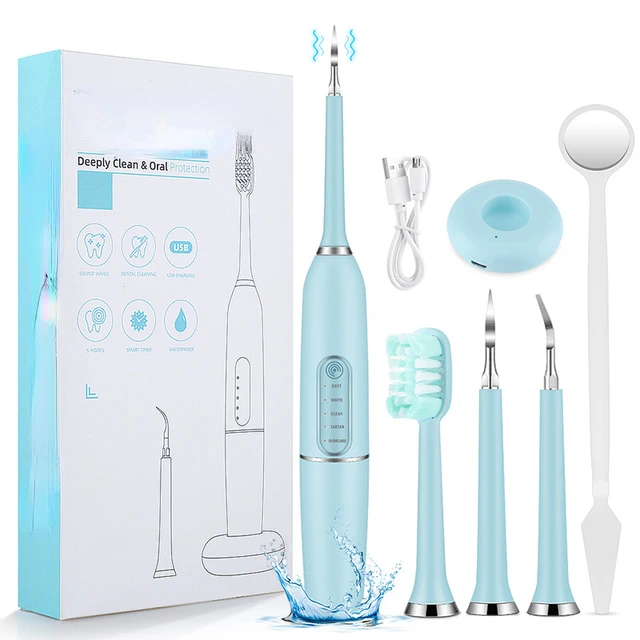 

Зубной скалер ультразвуковой для отбеливания зубов, портативный прибор для чистки зубов в клетку, ультразвуковой аппарат для удаления десе...