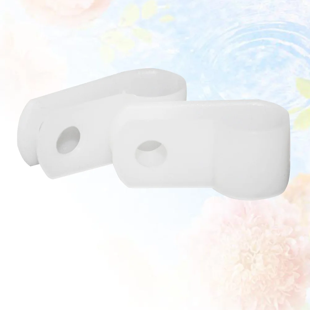 

100PCS Silicone Cable Organizer Desktop White R-type Plastic Cable Clamp Cable Organizer Clip Holder for USB Cable