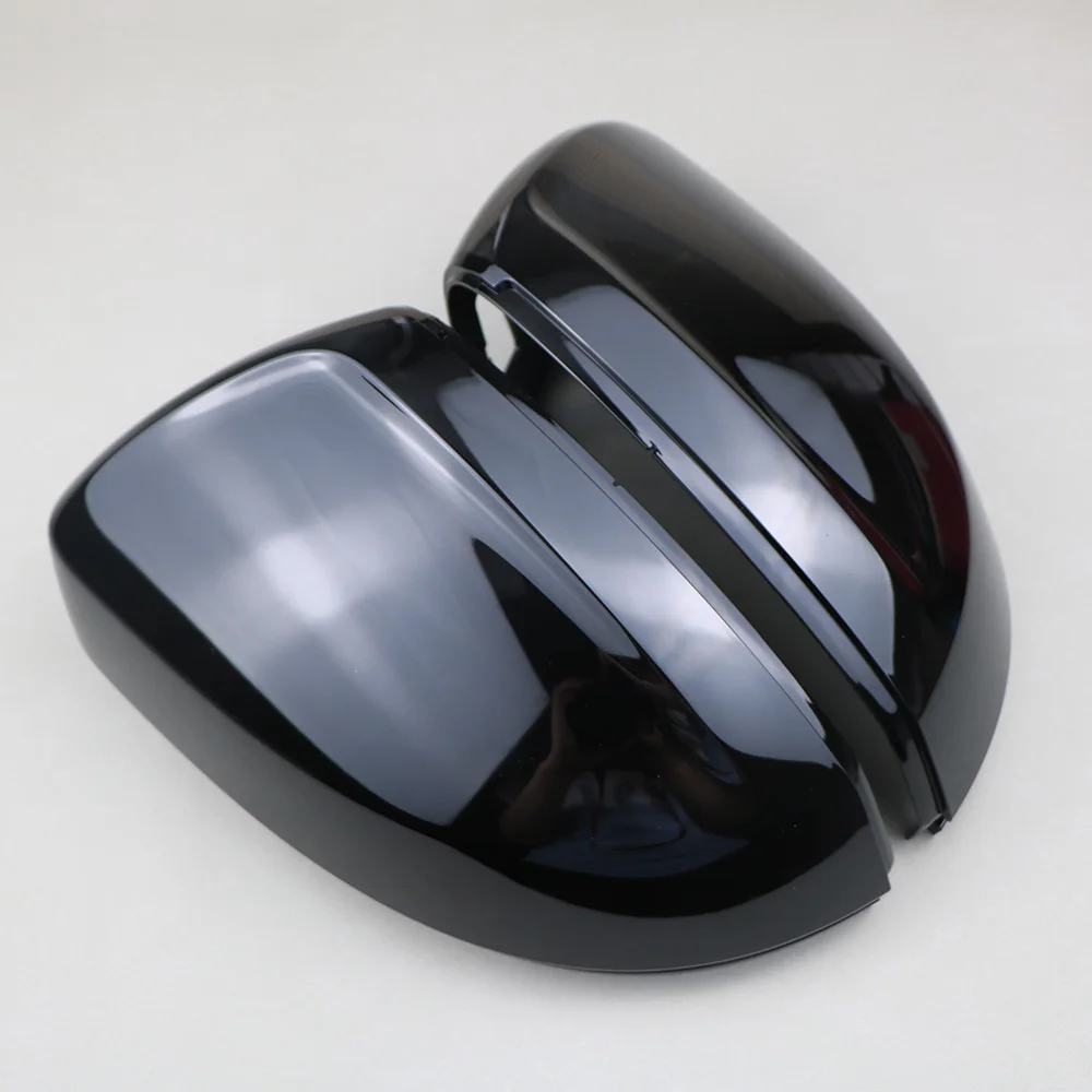 Черная крышка для зеркала заднего вида VW Tiguan 2021 +, крышка бокового зеркала заднего вида, крышка для поддержки полосы движения, вспомогательн...