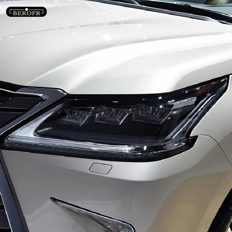 For Lexus LX570 2015 2016 2017 2018 2019 Accessories Car Headlight Protection Tint Film Smoke Black TPU Transparent Sticker For Lexus LX570 2015 2016 2017 2018 2019 Accessories Car Headlight Protection Tint Film Smoke Black TPU Transparent Sticker