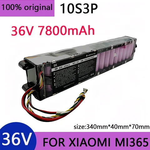 Аккумулятор 36 В, 7800 мАч для MiJia M365, специальный аккумулятор lpega, аккумулятор 36 В, 7,8 Ач, электрический скутер