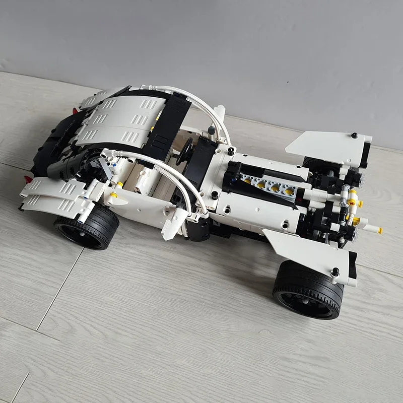 Конструктор Moc Классическая модель автомобиля Hot Rod технологические кирпичи