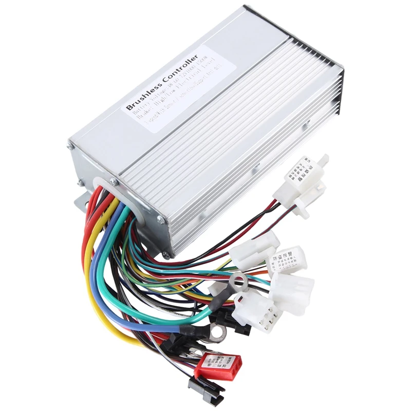 

1 Piece 48V 60V 64V 72V 1000W 1500W Electric Controller 12 Tube Dual Mode E-Bike Brushless Controller Silver