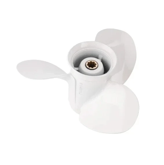 Лодочный пропеллер 63V-45943-10-EL 9 1/4x11-J 8 СПЛАВНЫХ зубьев алюминиевый сплав для