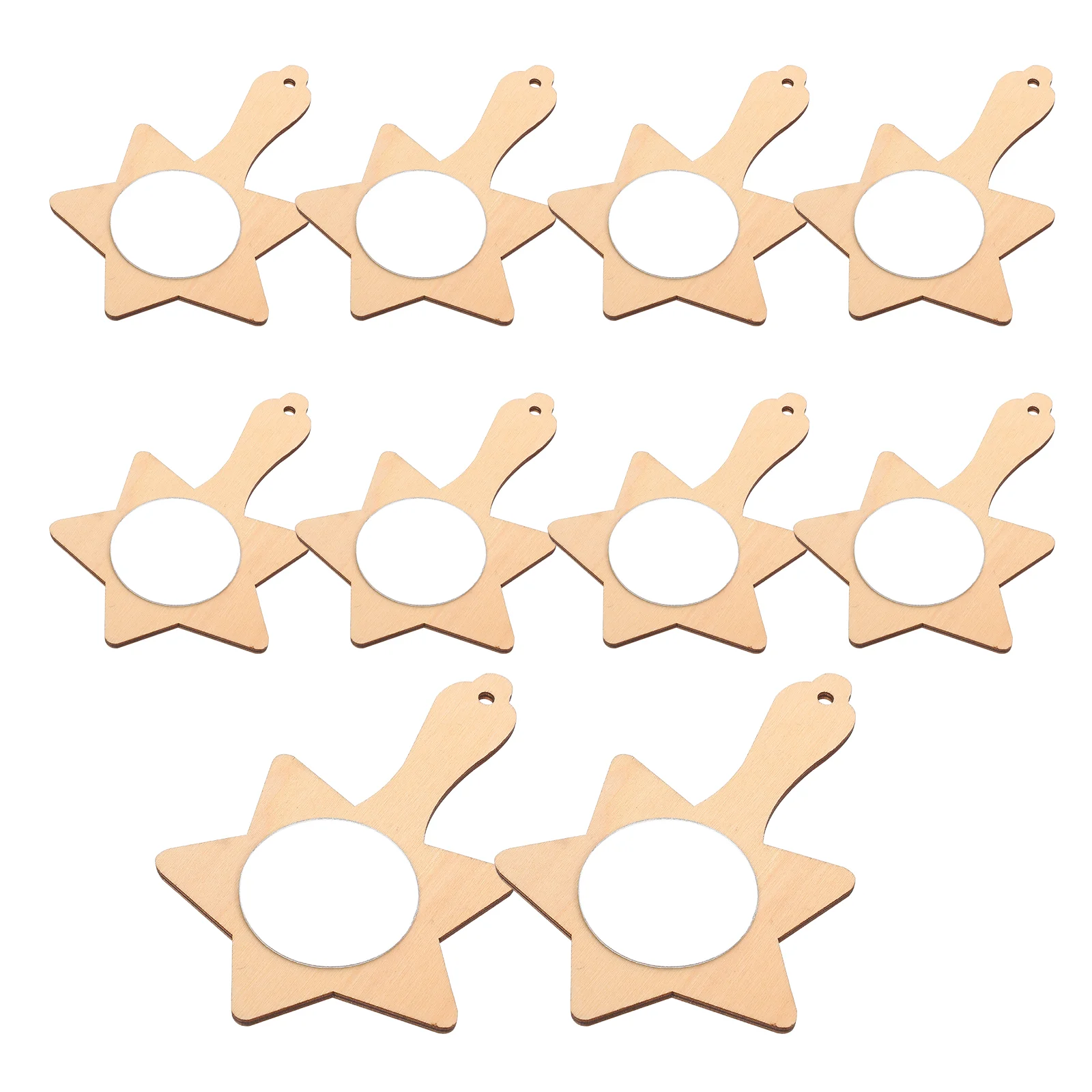 

Mirror Wooden Diy Wood Unfinished Handheld Toy Kids Paintingtoys Craft Makeup Artscrafts Mini Blank Handle Travel