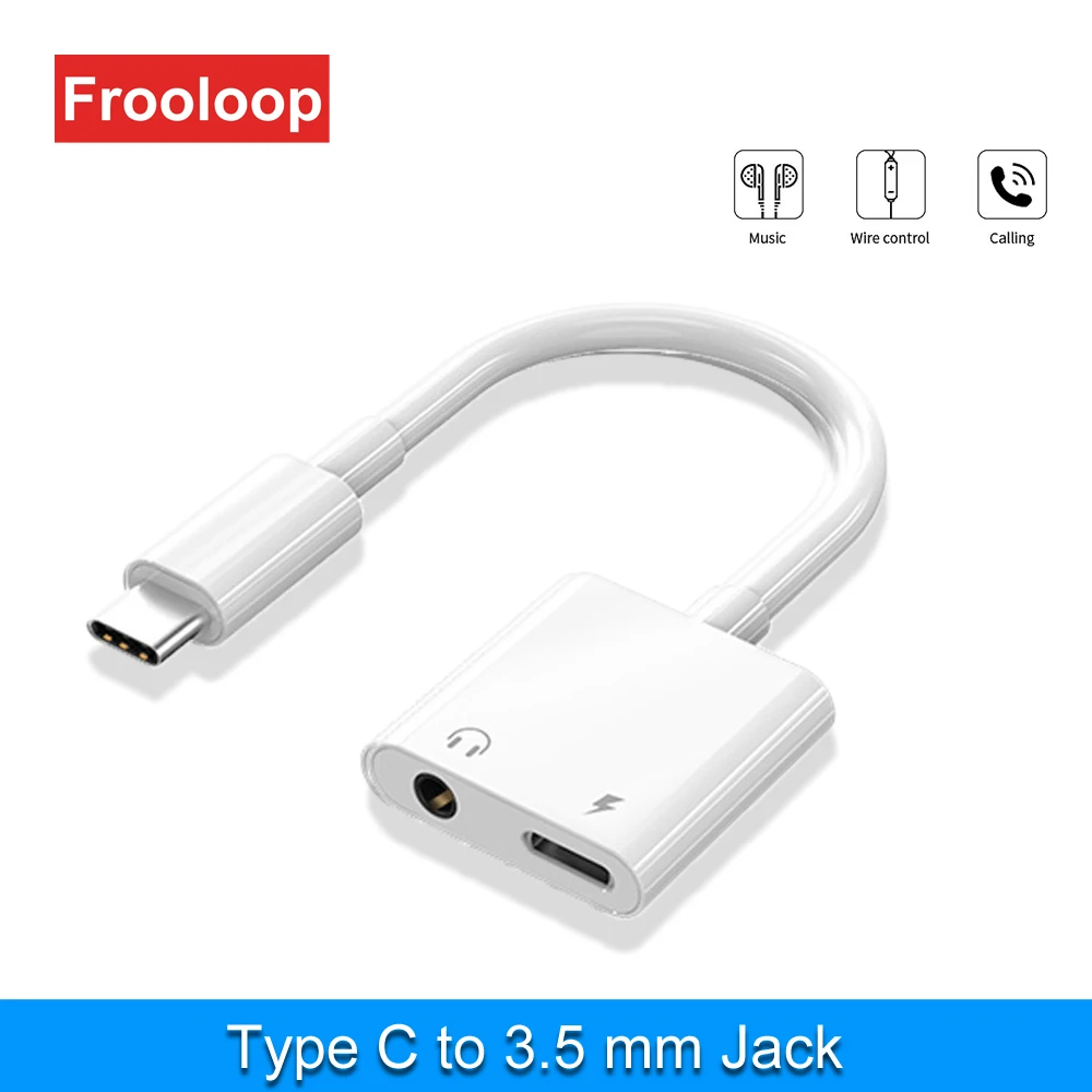 

Type C to 3.5 MM Jack AUX Adapter USB-C 3 5 Digital Audio Cable Earphone Headphone OTG High Decoding Rate Connector For Samsung