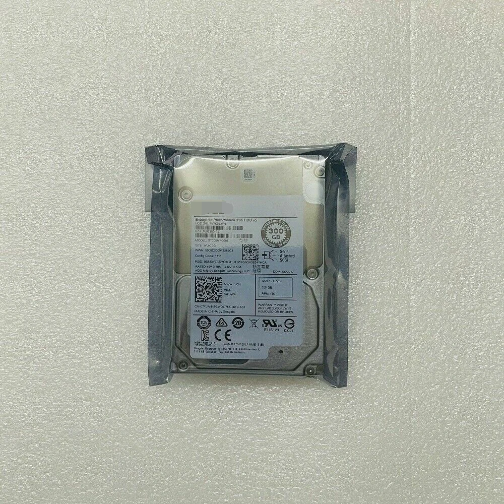 

FOR Dell ST300MP0005 300GB 15000RPM 15K 12Gb/s 2.5" SAS Hard Drive