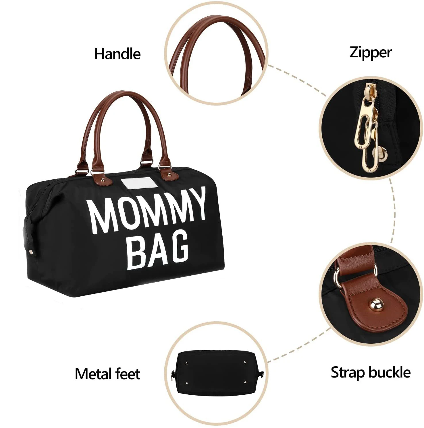 Mama Tote Bag Maternity Diaper Mommy Large Capacity Bag Women Nappy Organizer Stroller Bag Baby Care Travel Backpack Mom Gifts