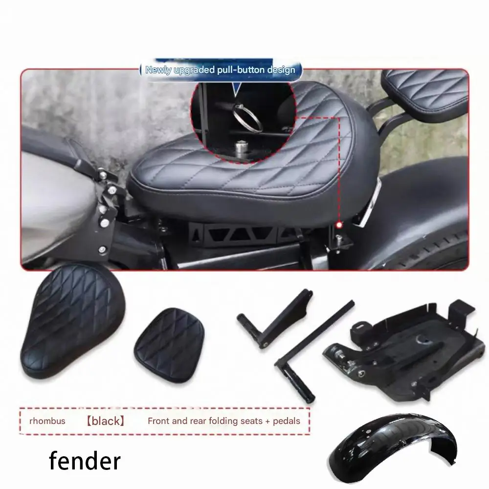 

ДЛЯ BENDA ChinchiIIa 500 BENDA ChinchiIIa 450, складная подушка в стиле ретро, скрытая подушка для двойного сиденья, кожаное сиденье