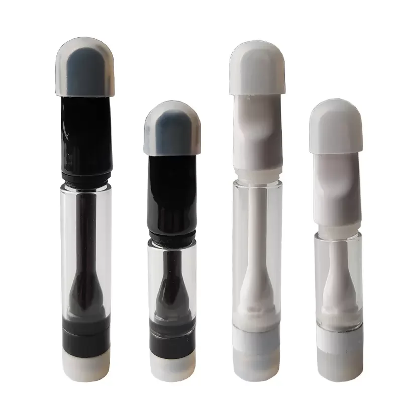 Enlarge 50pcs Electronic Cigarette Full Ceramic Cartridge Atomizer Vape Pen 0.5ml 1.0ml Capacity Ceramic Mouthpiece For CBD Thick