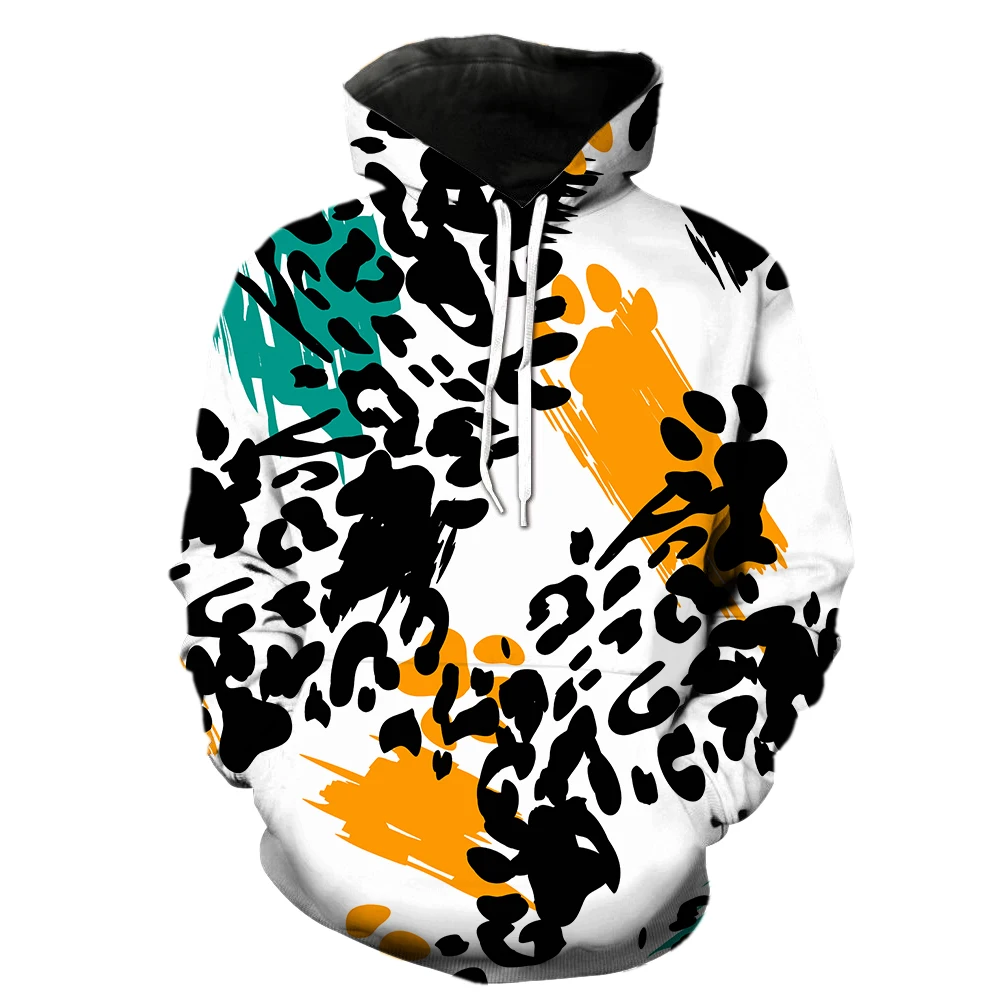 

Мужская толстовка с капюшоном и принтом в виде граффити