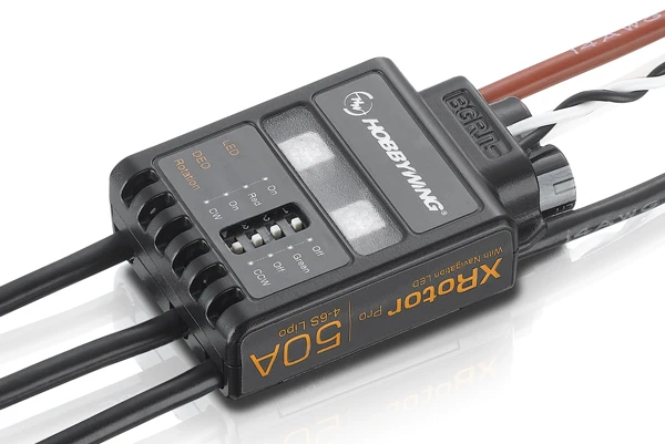 

HobbyWing XRotor Pro 50A 4-6S LIPO NO BEC OPTO бесщеточный двигатель для RC Multirotor более 650 мм дроны DIY части