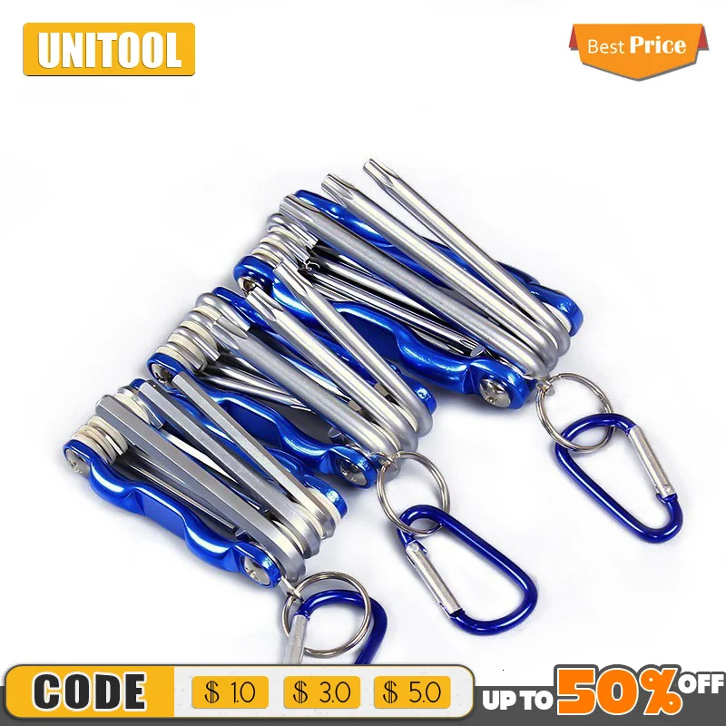 

Folding Portable Hexagonal Wrench Set Metal Metric Chave Torx Allen Key Hex Screwdriver Wrenches Hand Tool Llave Hexagon Spanner