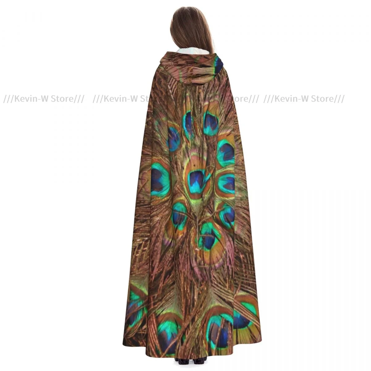 Унисекс ведьма реверсивная накидка с капюшоном для взрослых вампиров плащ