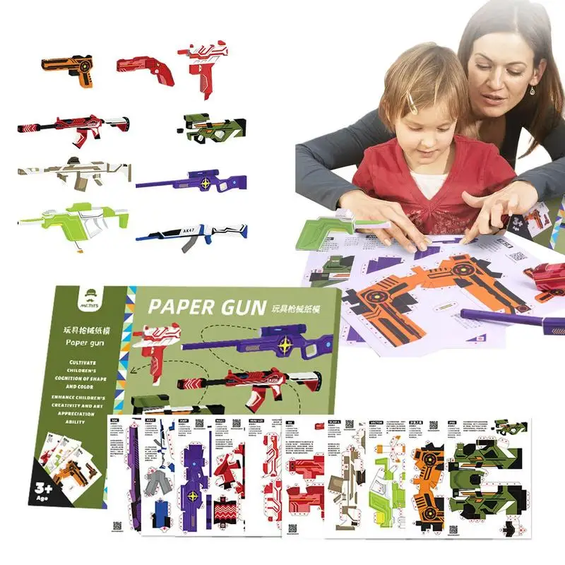 

3D Бумажная Маска, модная пусковая установка, игра для ролевых игр «сделай сам», бумажная модель ручной работы, Рождественская фотография