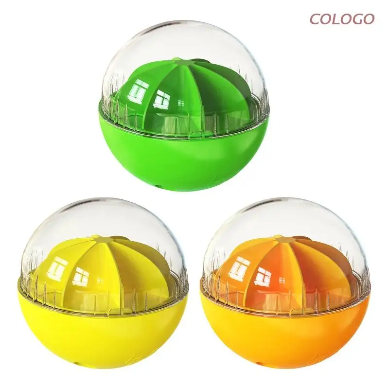 

Squeak Ball Dog Leaking Toy Slow Feeder Puzzle Toys for Healthier Feeding D0LD