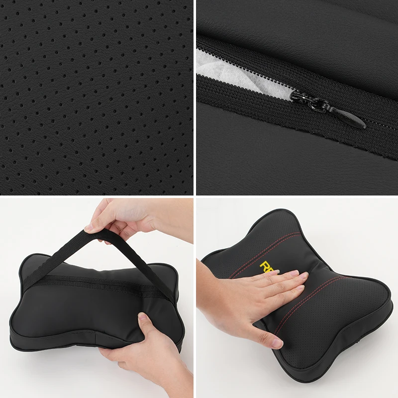 Car Accessories Seat Headrest Neck Pillow Lumbar Support For Recaro Interior Racing