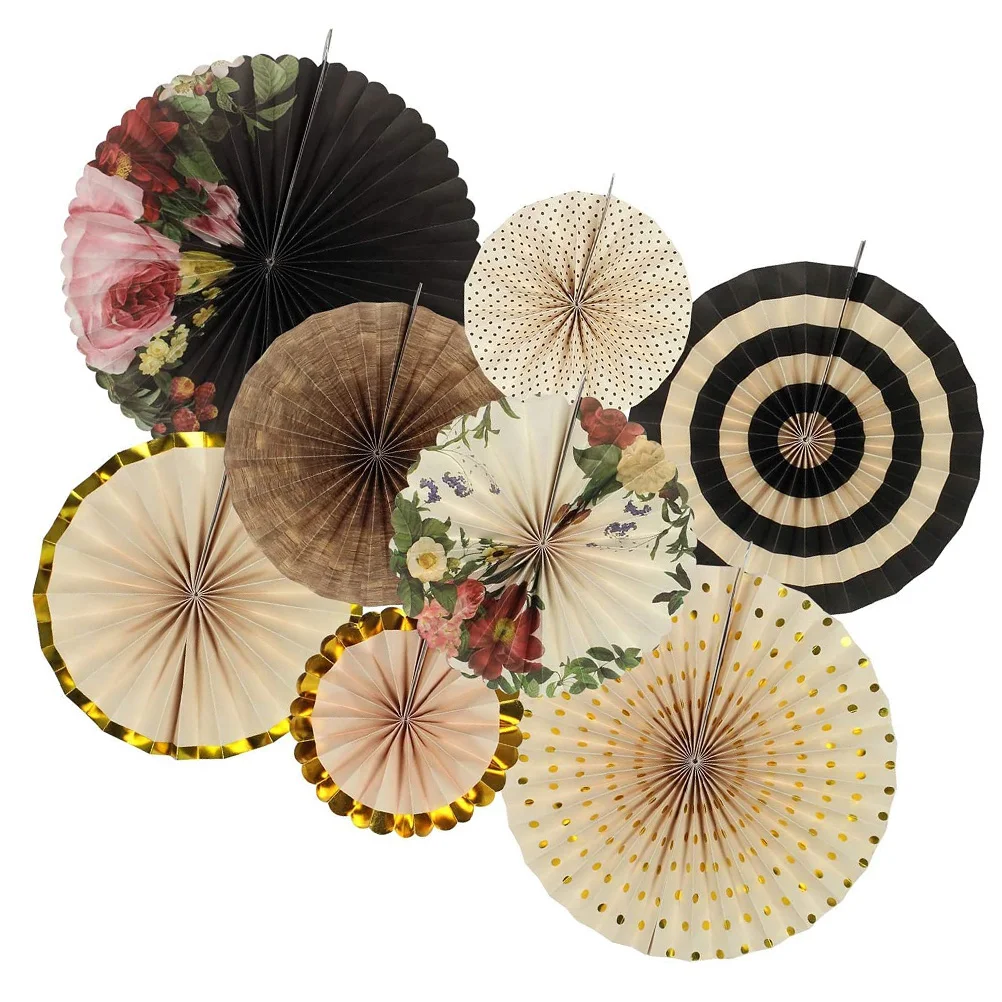 

Paper Fans Fan Folding Hanging Flower Party Weddingdecorative Decorations Decor Birthday Shower Fiesta Decoration Home Hand