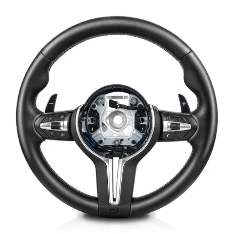 Спортивный руль M Look для BMW F30 F32 F80 M3 F82 M4 с подогревом, полностью кожаный