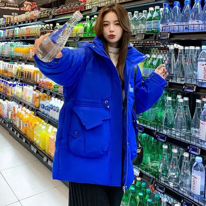 New Winter Women's Cold Coat Parkas Super Hot Jackets Warm Snow Outerwear Maternity Cotton Jacket Oversize Korean Fashion