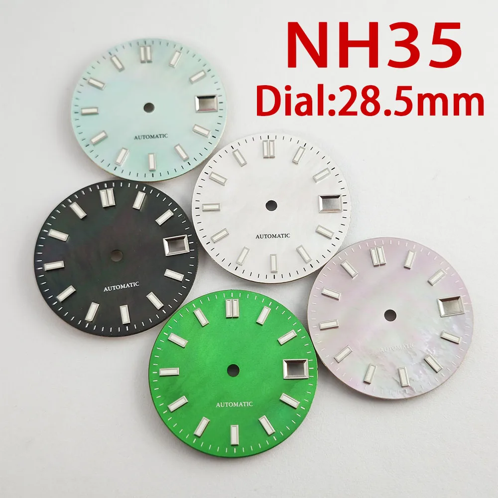 Мужские часы NH35 циферблат 28 5 мм корпус для автоматический механический механизм