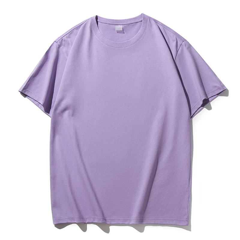 

2022Yishangge Summer New Long-Staple Cotton260Gram High Quality Sparkling Style Short SleeveTT-shirt