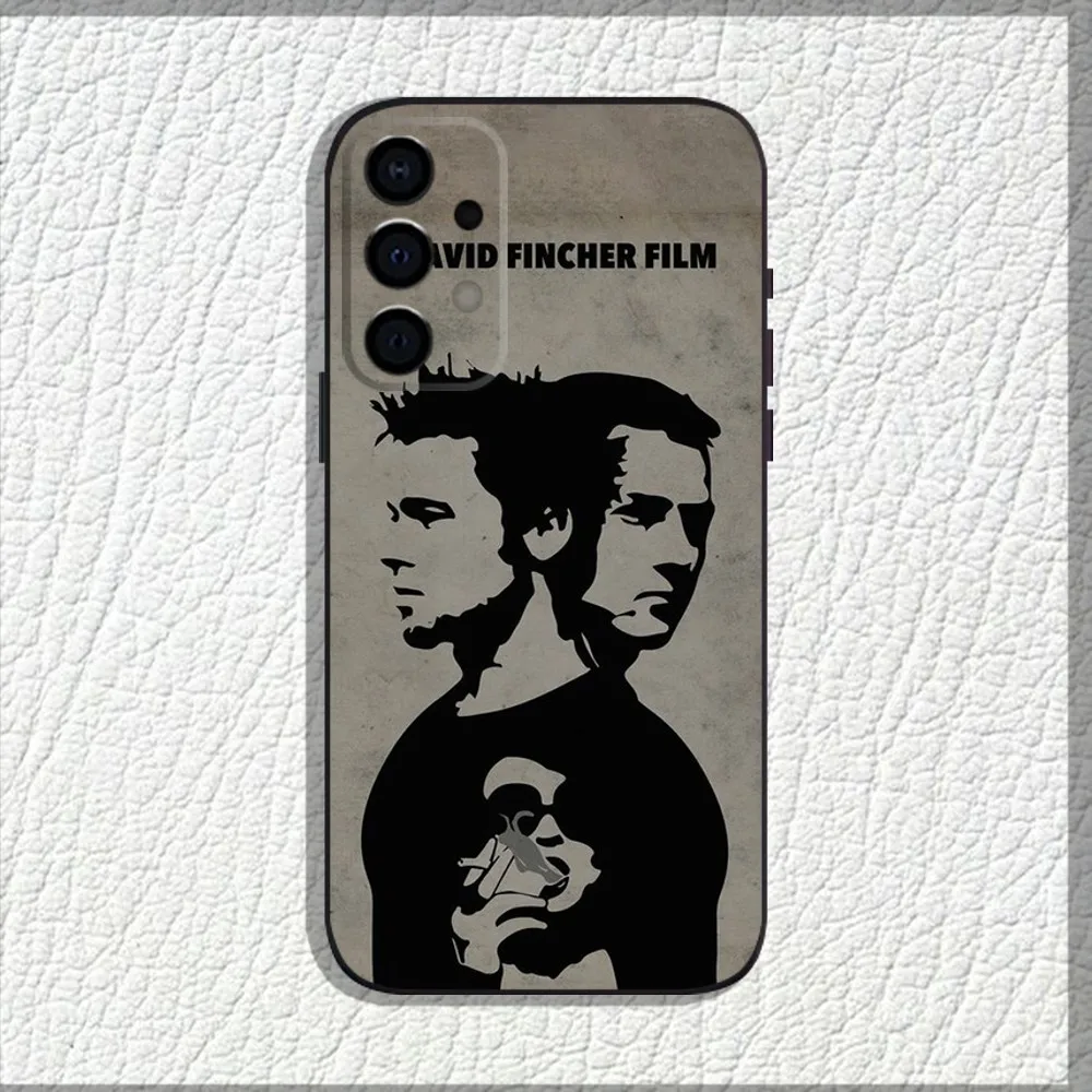 Чехол для телефона F-Fights-Clubs Samsung Galaxy A13 A21s A22 A31 A32 A52 A53 A71 A80 A91 Soft Black Shell