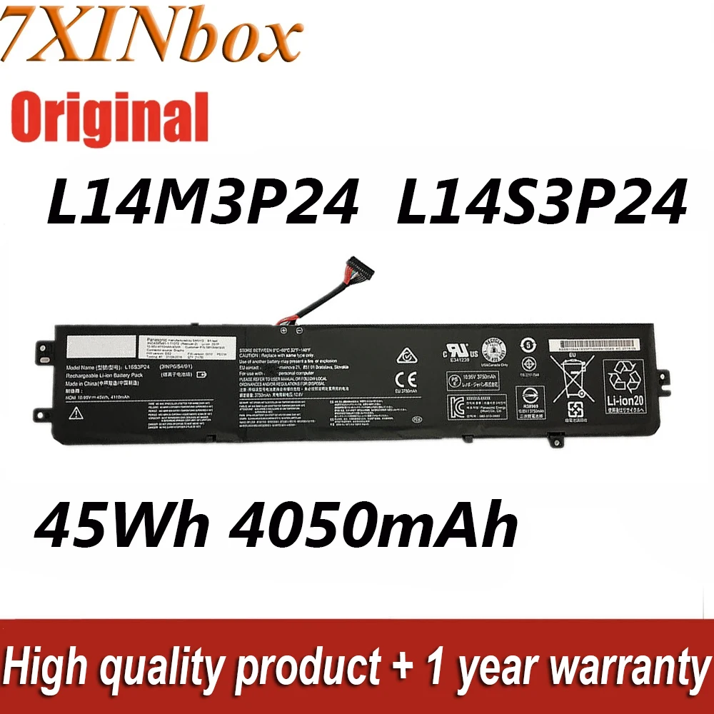 Xinbox 11.1v 4050mah Bateria do Portátil para Lenovo Xiaoxin 70014isk 15isk Legião R720-15ikb Y520-15ikba L14m3p24 L14s3p24 45wh