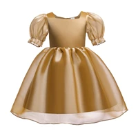 kids clothing for girls elegant party princess prom ball gown toddler girl birthday solid dress children evening dresses 2 10y