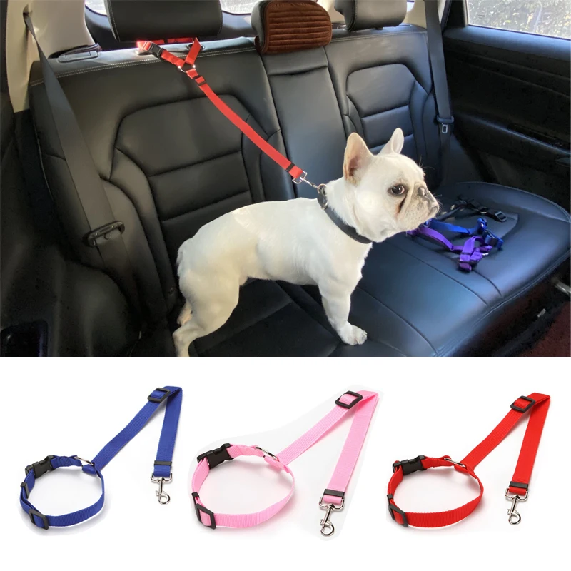 Автомобильный ремень безопасности для собак эластичная Светоотражающая