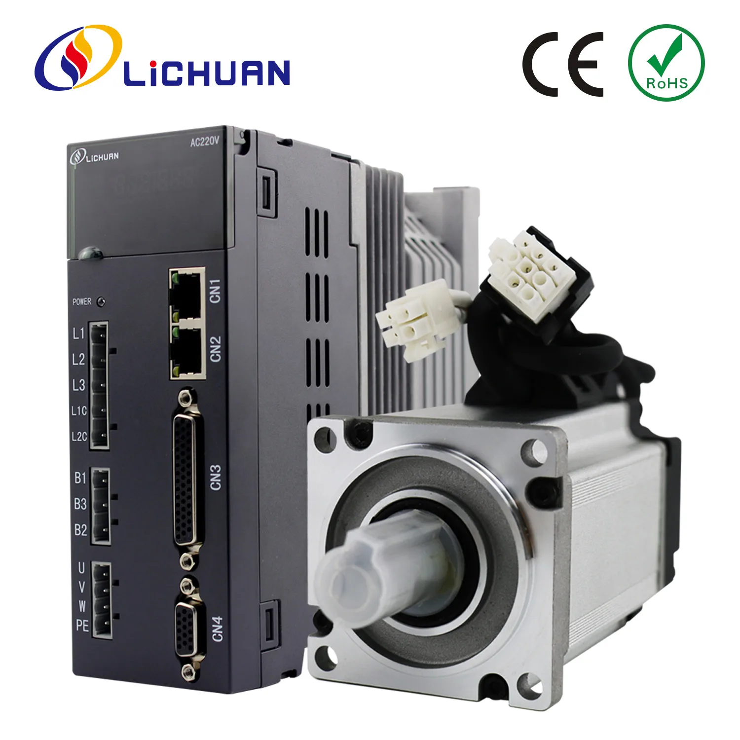 Lichuan A6 220 В 1 6/2 5/3 3 А 200/400/600 Вт контроллер драйвера серводвигателя переменного тока