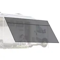 8x15ft Multi-functional RV Sun Shelter UV Protection RV Awning Sun Shade