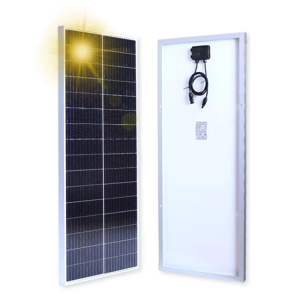 

Прозрачная стеклянная солнечная панель 100 Вт 200 Вт 300 Вт, монокристаллические фотоэлектрические солнечные панели PV из Китая